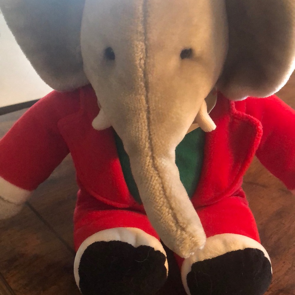 Vintage Babar 1988 stuffer character